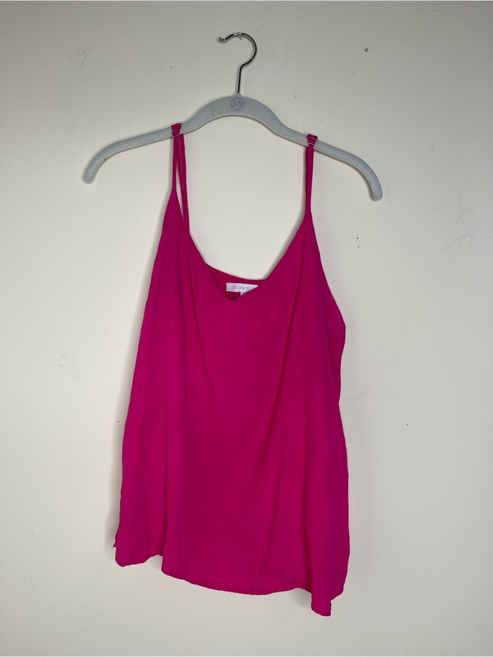 Hot Pink Sleeveless Cami Top